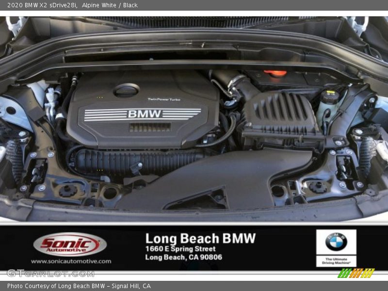 Alpine White / Black 2020 BMW X2 sDrive28i