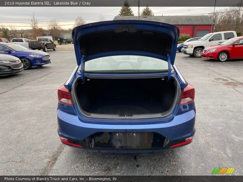 Lakeside Blue / Gray 2019 Hyundai Elantra SEL