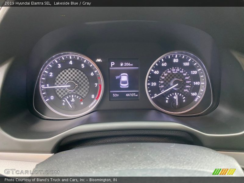 Lakeside Blue / Gray 2019 Hyundai Elantra SEL