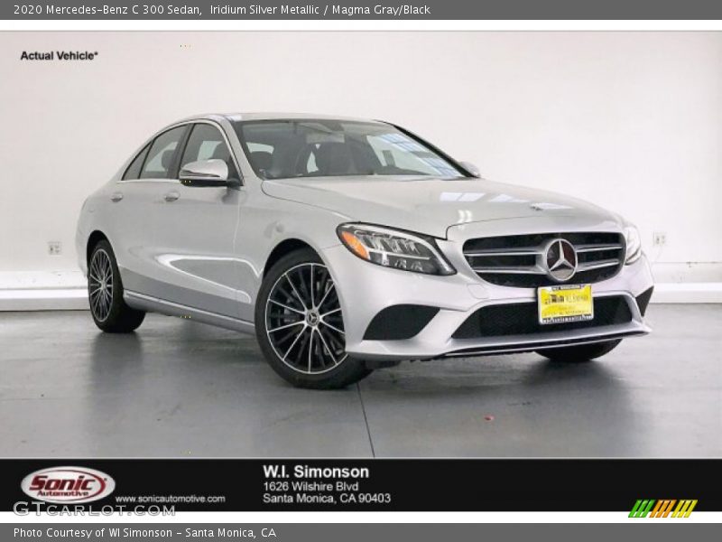 Iridium Silver Metallic / Magma Gray/Black 2020 Mercedes-Benz C 300 Sedan