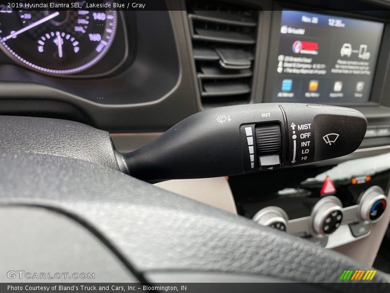 Lakeside Blue / Gray 2019 Hyundai Elantra SEL