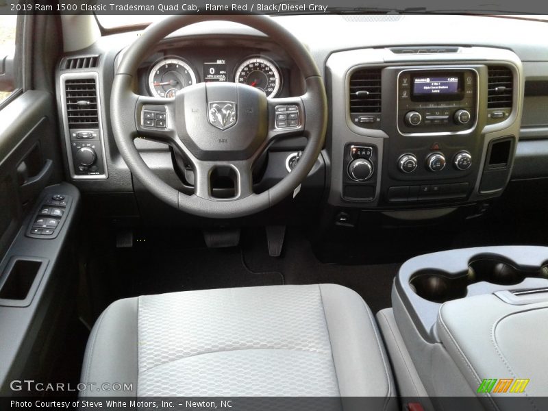 Flame Red / Black/Diesel Gray 2019 Ram 1500 Classic Tradesman Quad Cab