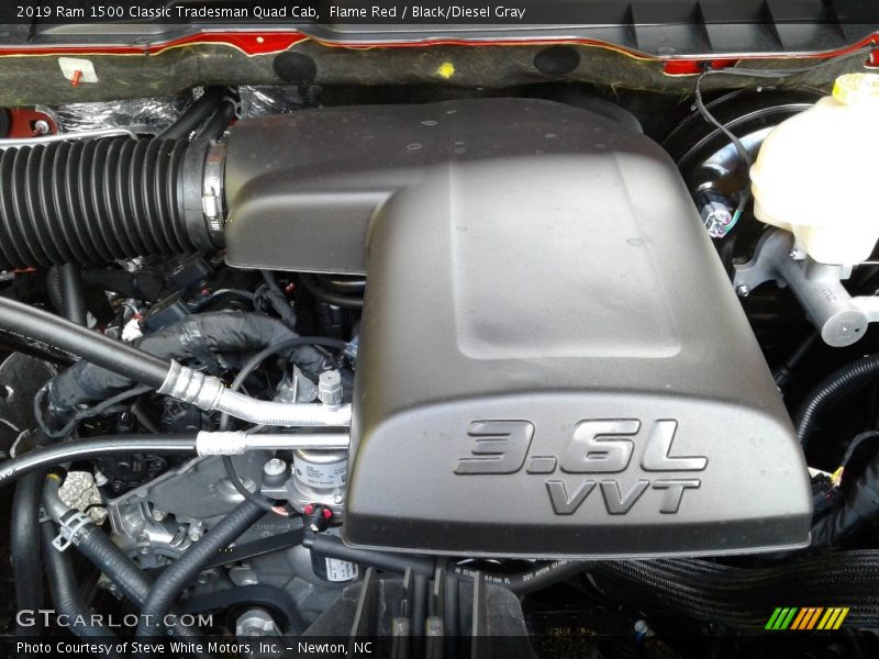 Flame Red / Black/Diesel Gray 2019 Ram 1500 Classic Tradesman Quad Cab