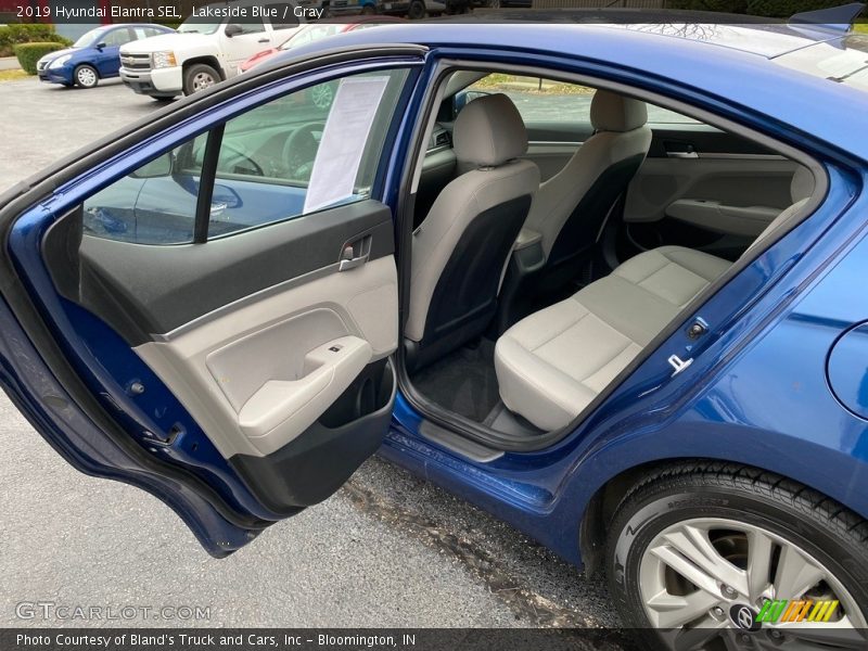 Lakeside Blue / Gray 2019 Hyundai Elantra SEL