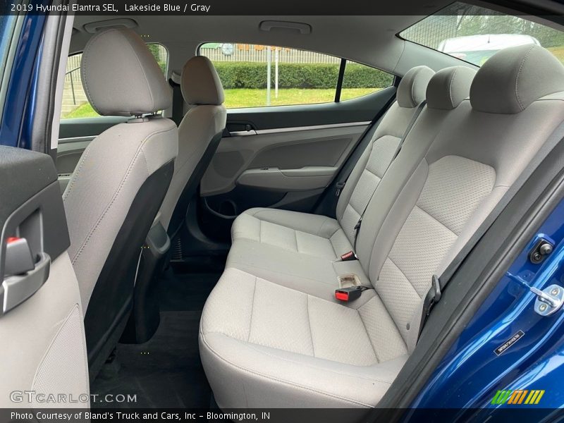 Lakeside Blue / Gray 2019 Hyundai Elantra SEL
