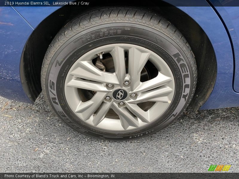 Lakeside Blue / Gray 2019 Hyundai Elantra SEL