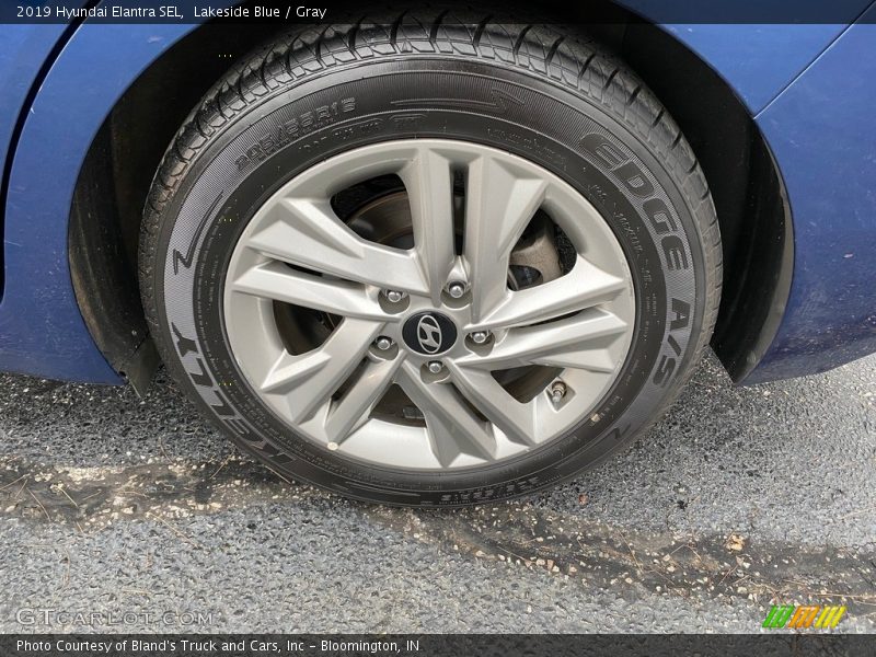 Lakeside Blue / Gray 2019 Hyundai Elantra SEL