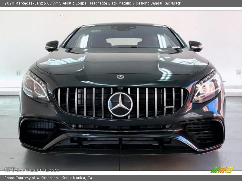 Magnetite Black Metallic / designo Bengal Red/Black 2020 Mercedes-Benz S 63 AMG 4Matic Coupe
