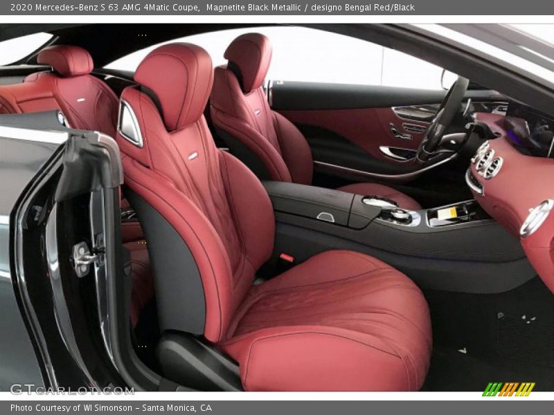 Magnetite Black Metallic / designo Bengal Red/Black 2020 Mercedes-Benz S 63 AMG 4Matic Coupe