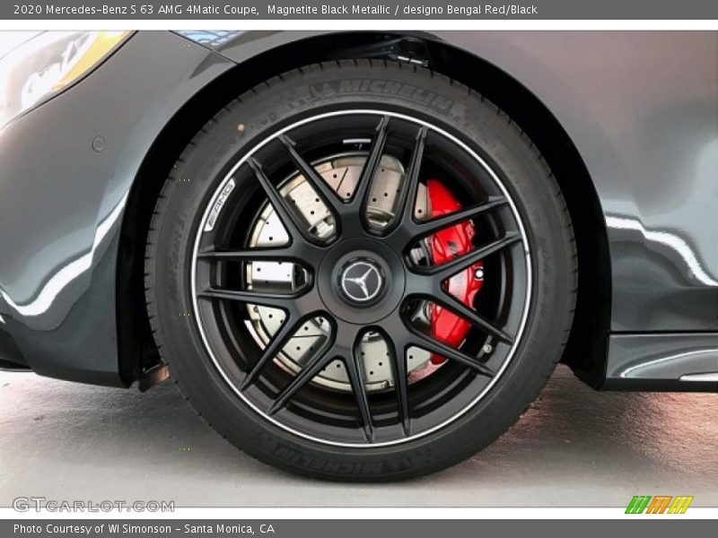 Magnetite Black Metallic / designo Bengal Red/Black 2020 Mercedes-Benz S 63 AMG 4Matic Coupe