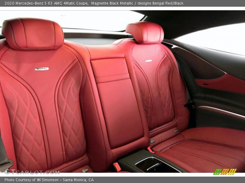 Magnetite Black Metallic / designo Bengal Red/Black 2020 Mercedes-Benz S 63 AMG 4Matic Coupe