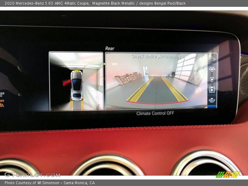 Magnetite Black Metallic / designo Bengal Red/Black 2020 Mercedes-Benz S 63 AMG 4Matic Coupe