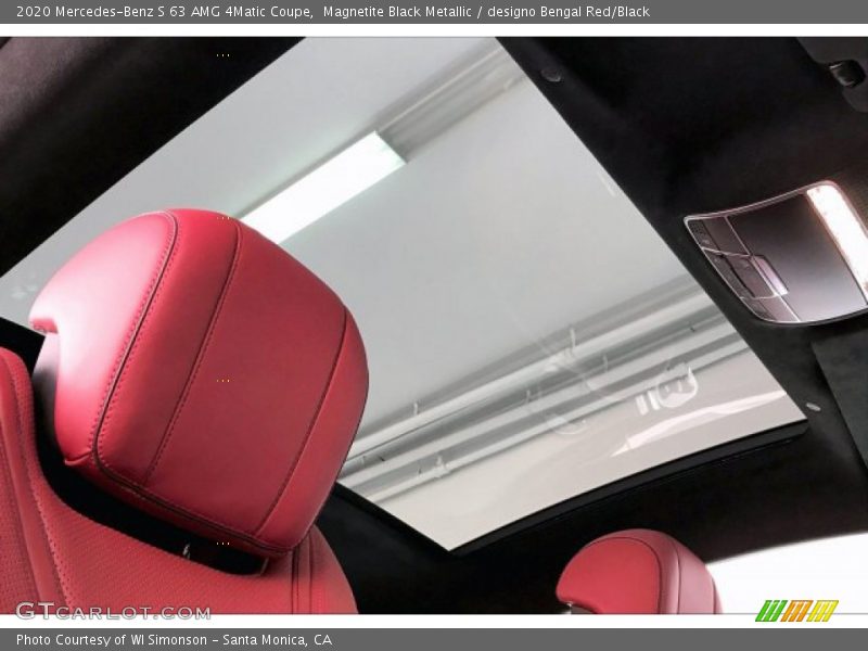 Magnetite Black Metallic / designo Bengal Red/Black 2020 Mercedes-Benz S 63 AMG 4Matic Coupe