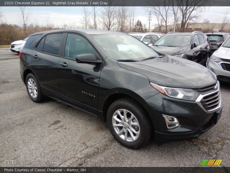 Nightfall Gray Metallic / Ash Gray 2020 Chevrolet Equinox LS