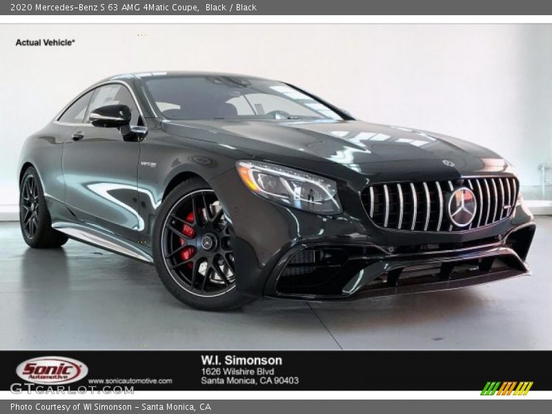Black / Black 2020 Mercedes-Benz S 63 AMG 4Matic Coupe
