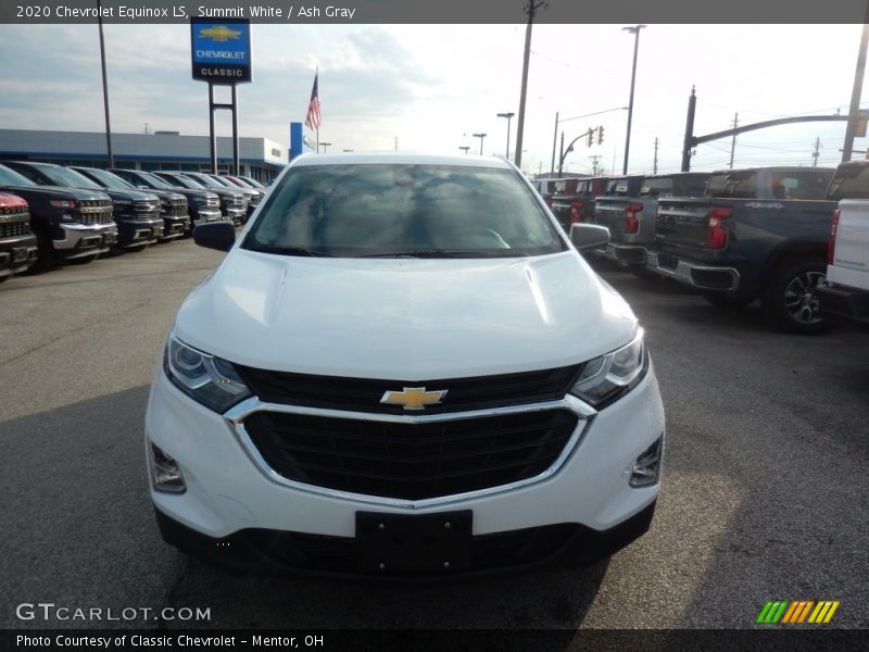 Summit White / Ash Gray 2020 Chevrolet Equinox LS