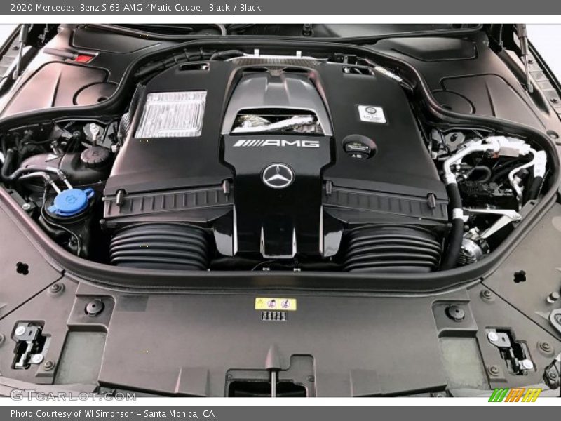  2020 S 63 AMG 4Matic Coupe Engine - 4.0 Liter DI biturbo DOHC 32-Valve VVT V8