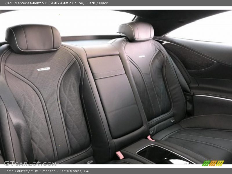 Rear Seat of 2020 S 63 AMG 4Matic Coupe