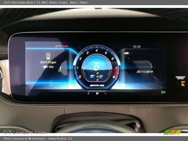  2020 S 63 AMG 4Matic Coupe 63 AMG 4Matic Coupe Gauges