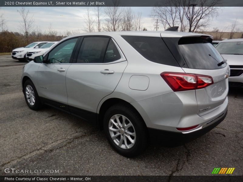 Silver Ice Metallic / Jet Black 2020 Chevrolet Equinox LT