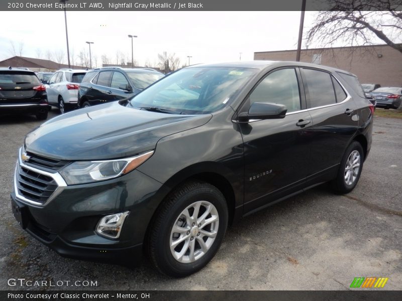 Nightfall Gray Metallic / Jet Black 2020 Chevrolet Equinox LT AWD