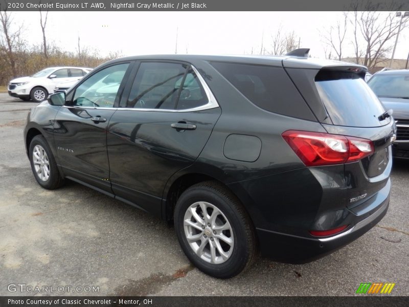 Nightfall Gray Metallic / Jet Black 2020 Chevrolet Equinox LT AWD