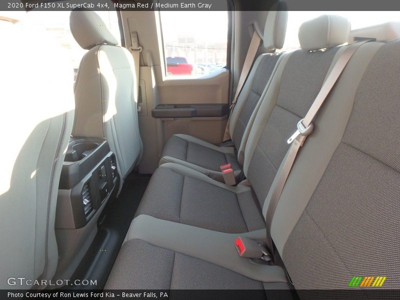 Magma Red / Medium Earth Gray 2020 Ford F150 XL SuperCab 4x4