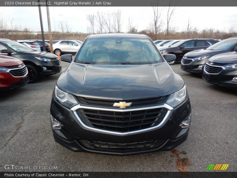 Nightfall Gray Metallic / Ash Gray 2020 Chevrolet Equinox LS