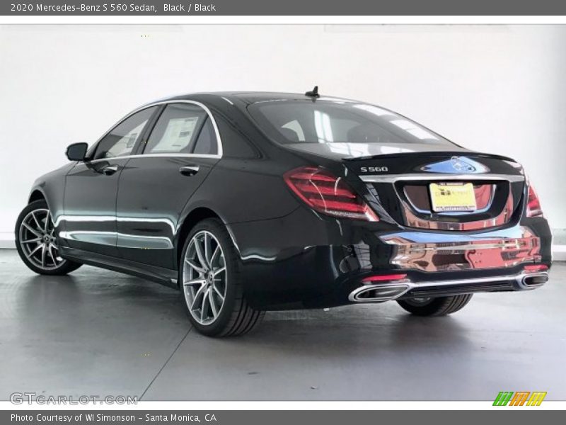 Black / Black 2020 Mercedes-Benz S 560 Sedan