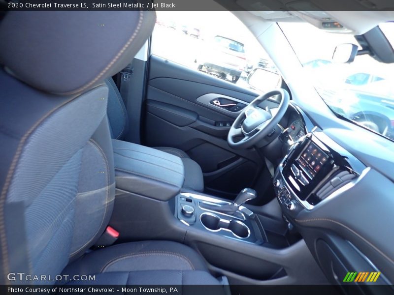 Satin Steel Metallic / Jet Black 2020 Chevrolet Traverse LS