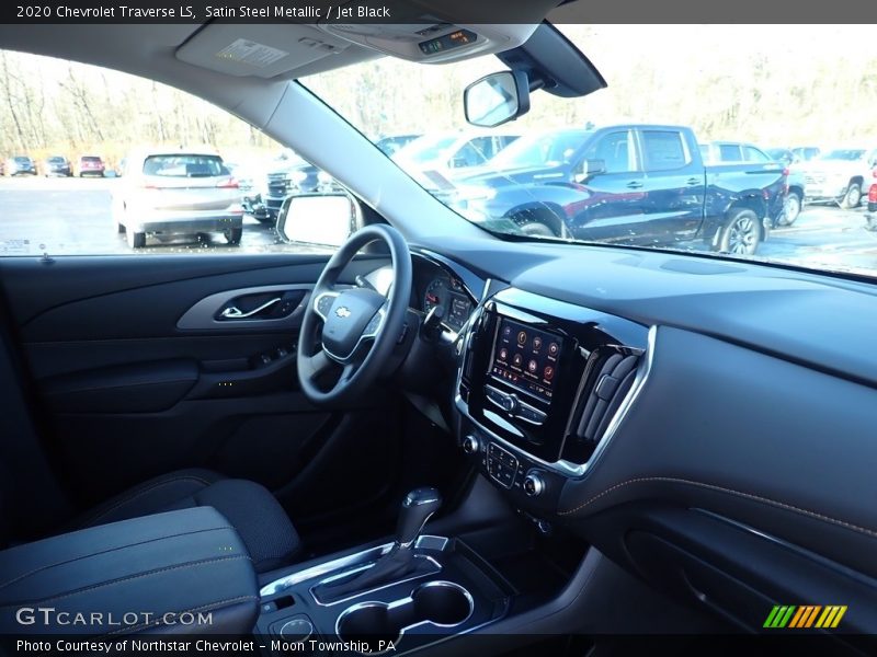 Satin Steel Metallic / Jet Black 2020 Chevrolet Traverse LS