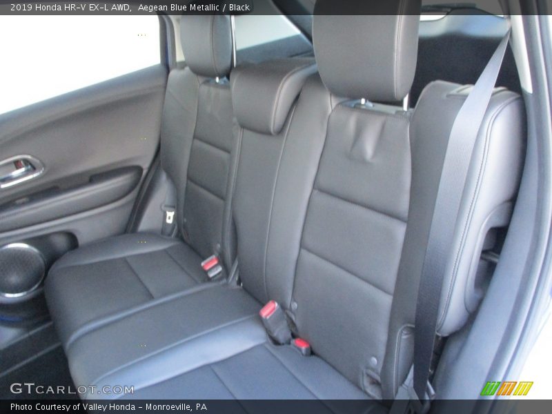 Aegean Blue Metallic / Black 2019 Honda HR-V EX-L AWD