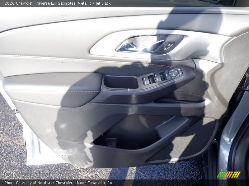 Satin Steel Metallic / Jet Black 2020 Chevrolet Traverse LS