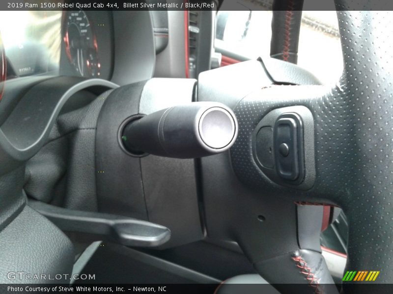 Billett Silver Metallic / Black/Red 2019 Ram 1500 Rebel Quad Cab 4x4