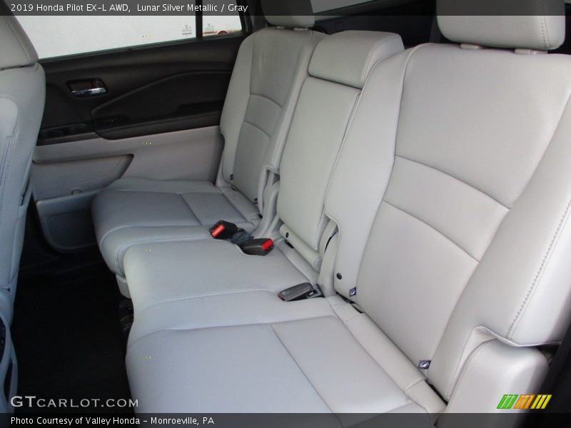 Lunar Silver Metallic / Gray 2019 Honda Pilot EX-L AWD