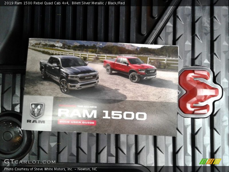 Billett Silver Metallic / Black/Red 2019 Ram 1500 Rebel Quad Cab 4x4