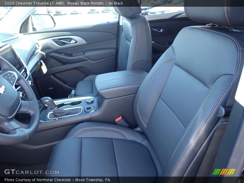 Mosaic Black Metallic / Jet Black 2020 Chevrolet Traverse LT AWD