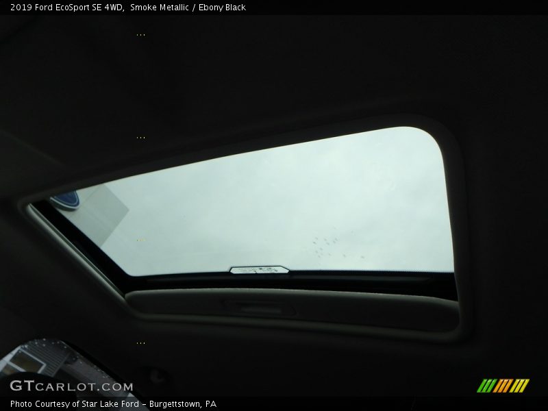 Smoke Metallic / Ebony Black 2019 Ford EcoSport SE 4WD