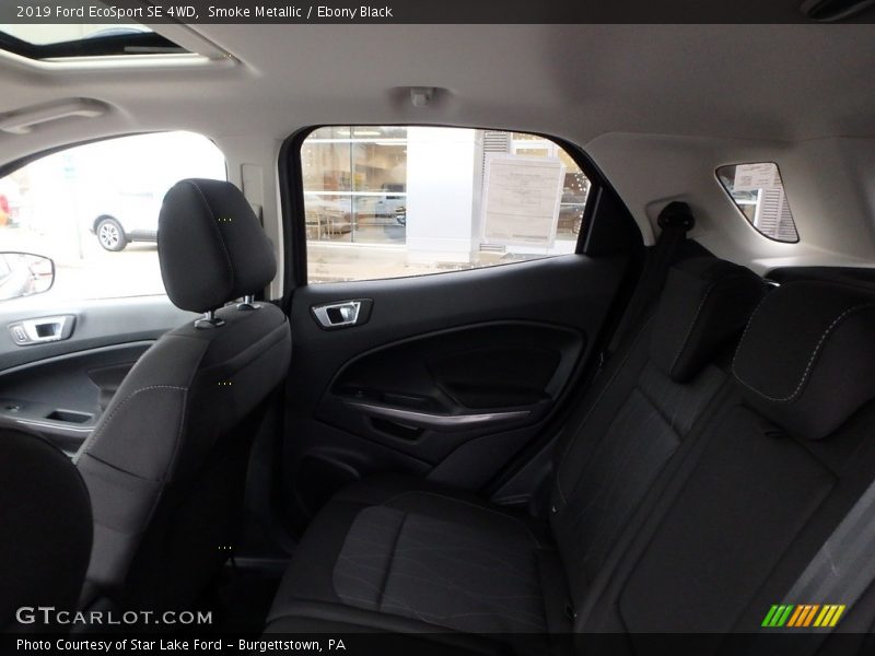 Smoke Metallic / Ebony Black 2019 Ford EcoSport SE 4WD