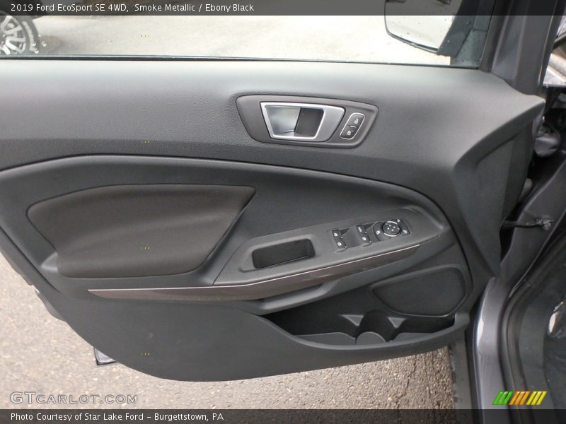 Smoke Metallic / Ebony Black 2019 Ford EcoSport SE 4WD