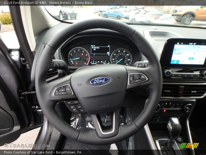 Smoke Metallic / Ebony Black 2019 Ford EcoSport SE 4WD