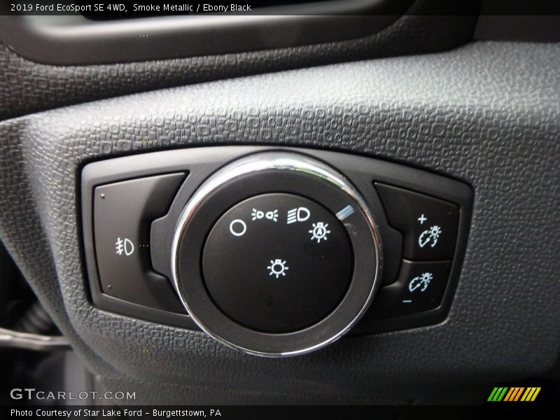 Controls of 2019 EcoSport SE 4WD