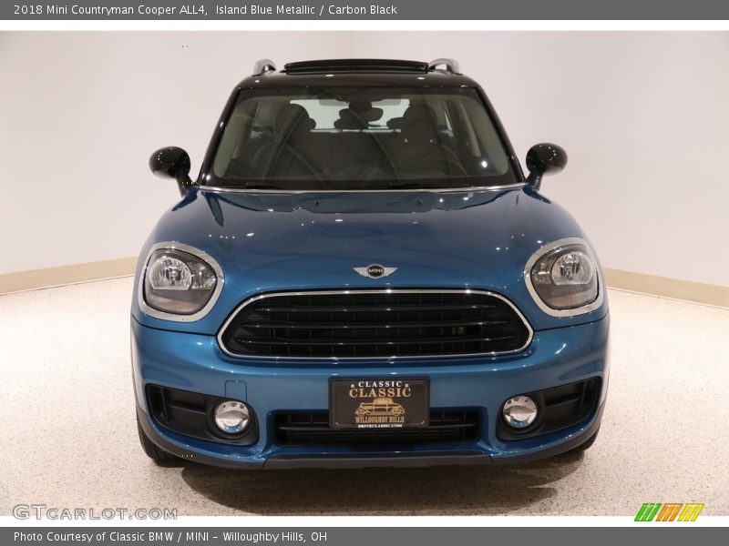 Island Blue Metallic / Carbon Black 2018 Mini Countryman Cooper ALL4