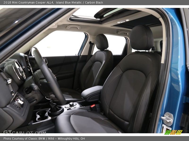 Island Blue Metallic / Carbon Black 2018 Mini Countryman Cooper ALL4