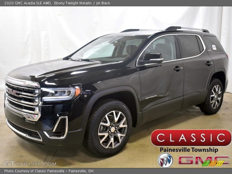 Ebony Twilight Metallic / Jet Black 2020 GMC Acadia SLE AWD