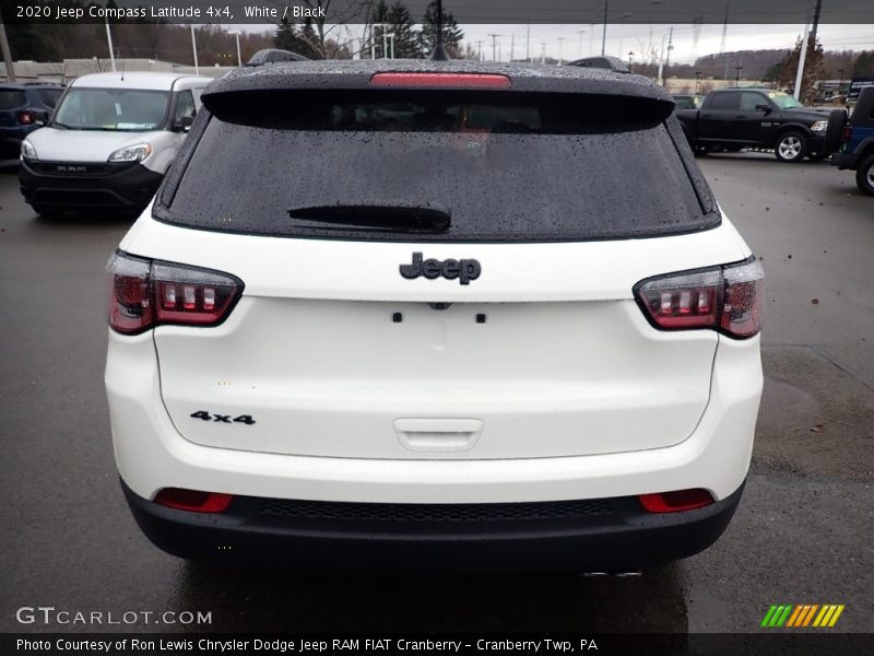 White / Black 2020 Jeep Compass Latitude 4x4