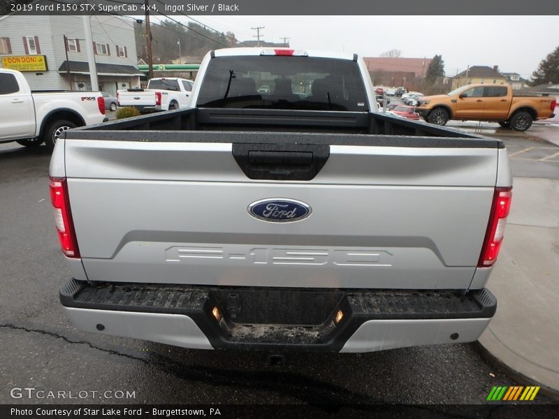 Ingot Silver / Black 2019 Ford F150 STX SuperCab 4x4