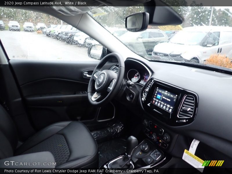 White / Black 2020 Jeep Compass Latitude 4x4