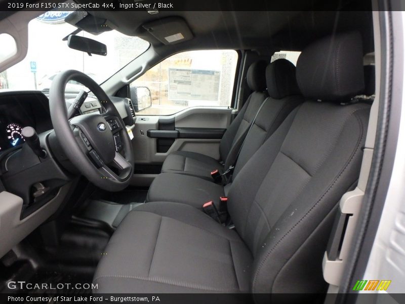 Ingot Silver / Black 2019 Ford F150 STX SuperCab 4x4