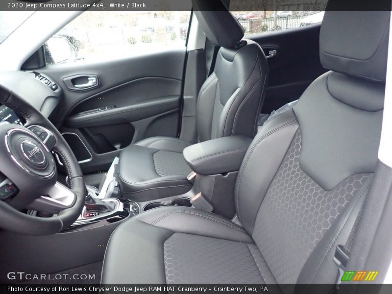 Front Seat of 2020 Compass Latitude 4x4